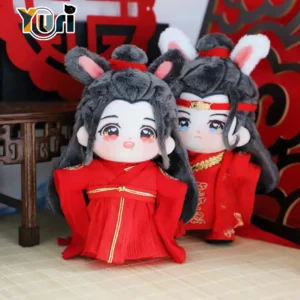 The Untamed 15cm Plush Doll Clothes – Wei Wuxian & Lan Wangji Xiao Zhan & Wang Yibo Fan Collection Toy Gift