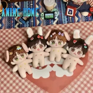 10cm Xiao Zhan & Wang Yibo Plushie – Fierce Cry Rabbit & Pig Stuffed Doll | Cute Idol Star Cosplay Toy for Kids Gift