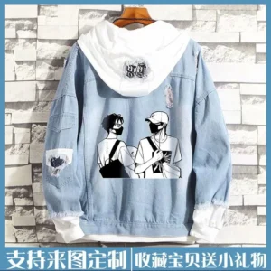 BJYXSZD Fans' Products – Bojun Yixiao Denim Jacket & Hoodie Set | Wang Yibo & Xiao Zhan BL Couple Coat
