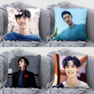 Wang Yibo & Xiao Zhan BJYX Pillow and Pillowcase Set – Decorative Cushion Cover for Home, Sofa, and Car