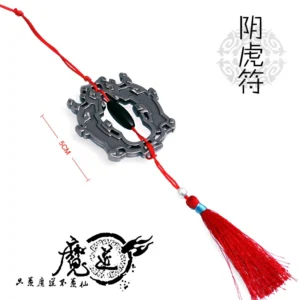 Mo Dao Zu Shi Weapon Model – Wei Wuxian Yin Hu Fu Cosplay Prop | Grandmaster of Demonic Cultivation Lan Wangji Amulet Accessory
