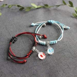 Mo Dao Zu Shi Cosplay Rabbit Bracelet – Handmade Grandmaster of Demonic Cultivation Jewelry Inspired by Wei Wuxian & Lan Wangji