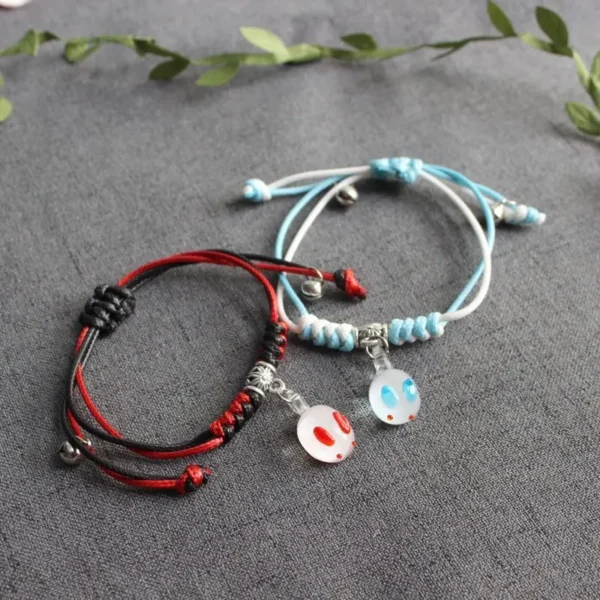 Mo Dao Zu Shi Cosplay Rabbit Bracelet – Handmade Grandmaster of Demonic Cultivation Jewelry Inspired by Wei Wuxian & Lan Wangji