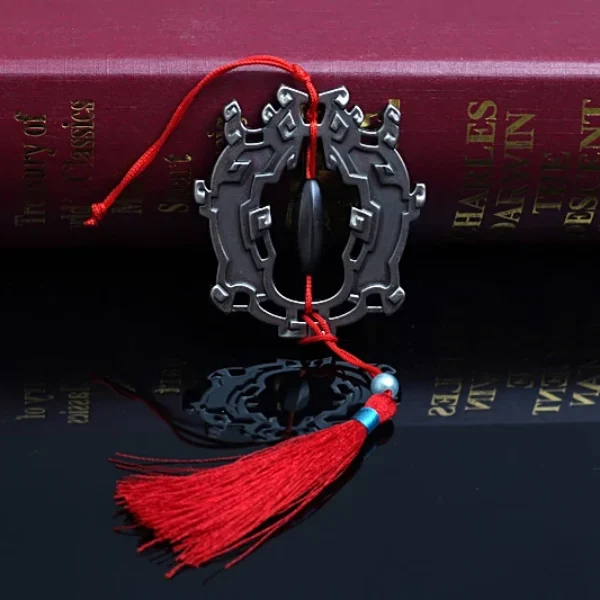 Mo Dao Zu Shi Weapon Model – Wei Wuxian Yin Hu Fu Cosplay Prop | Grandmaster of Demonic Cultivation Lan Wangji Amulet Accessory