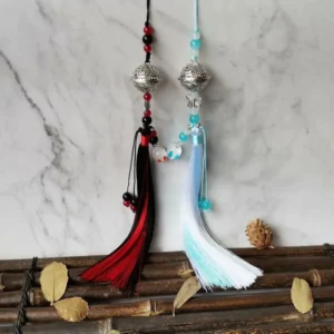 Mo Dao Zu Shi Anime Keychain – Wei Wuxian Cosplay Tassel Bell Pendant | TV Series Bag Ornament