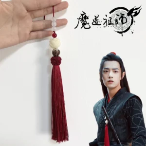 Mo Dao Zu Shi Anime Cosplay Keychain – The Untamed Wei Wuxian & Lan Wangji Phone Chain with Tassels