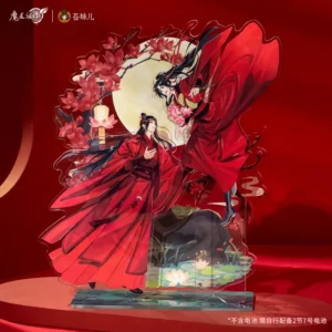 Mo Dao Zu Shi Luminous Acrylic Badge – Lan Wangji & Wei Wuxian Quicksand Stand | Cute The Untamed MDZS Collectible