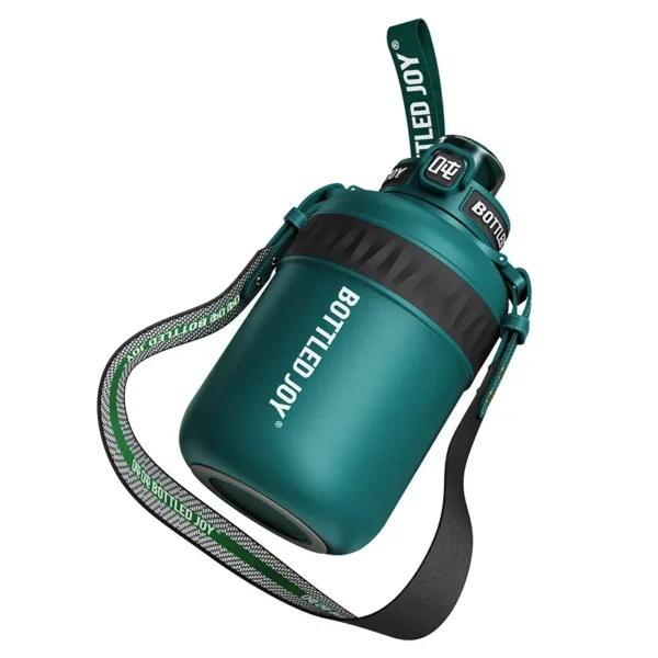 BOTTLED JOY 316 Stainless Steel Insulated Water Cup – 500ML Gradient Color Big Belly Design for Students & Women - Image 3