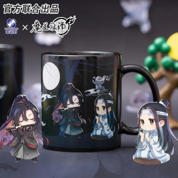 Grandmaster of Demonic Cultivation Color-Changing Ceramic Cup – Wei Wuxian & Lan Wangji | The Untamed MDZS Mug - Image 2