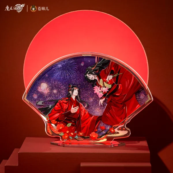 Mo Dao Zu Shi Luminous Acrylic Badge – Lan Wangji & Wei Wuxian Quicksand Stand | Cute The Untamed MDZS Collectible - Image 3