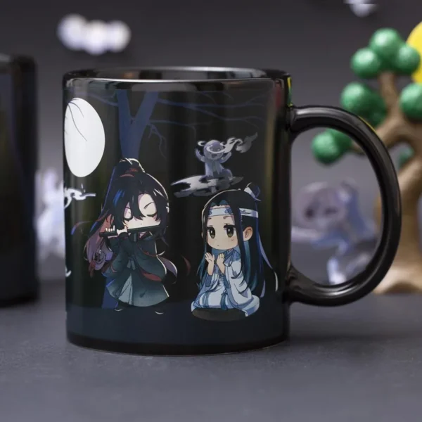 Grandmaster of Demonic Cultivation Color-Changing Ceramic Cup – Wei Wuxian & Lan Wangji | The Untamed MDZS Mug - Image 6
