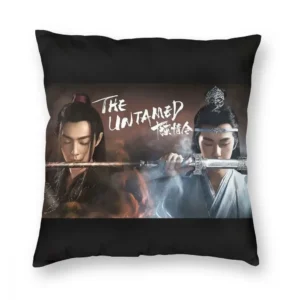 Grandmaster of Demonic Cultivation Square Pillowcase – The Untamed Wei Wuxian Polyester Throw Pillow Cover