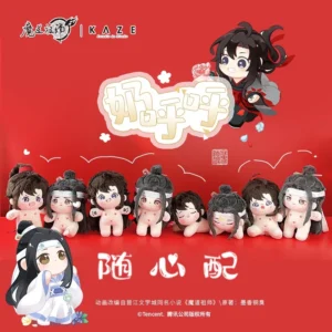 El Untamed Lan Wangji & Wei Wuxian Doll – 10cm Xiao Zhan & Wang Yibo MDZS Plushie | Mo Dao Zu Shi Felpa Body
