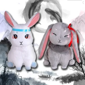 New Mo Dao Zu Shi Plush Doll – Wei Wuxian & Lan Wangji Rabbit Cosplay Toy | Cute Cartoon Embroidered Gift