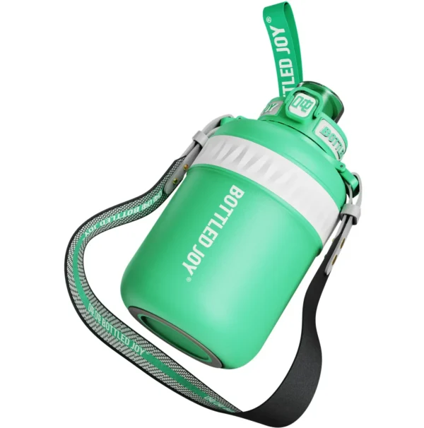 BOTTLED JOY 316 Stainless Steel Insulated Water Cup – 500ML Gradient Color Big Belly Design for Students & Women - Image 4