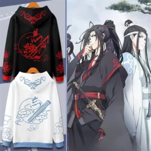 Mo Dao Zu Shi Wei Wuxian Cosplay Hoodie – Unisex Harajuku Streetwear Sweatshirt | Hip-Hop Pullover Jacket