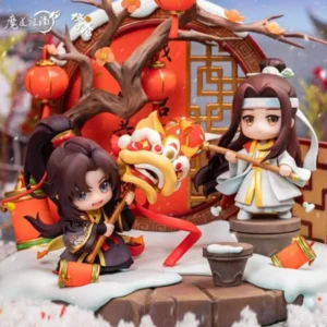 Mo Dao Zu Shi Wei Wuxian & Lan Wangji Figure – 9.3cm Anime Collectible Model Doll | Cosplay Toy Christmas Gift