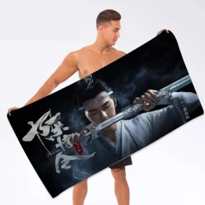 The Untamed Xiao Zhan & Wang Yibo Microfiber Towel – Quick-Dry, Soft, Absorbent Beach, Yoga, Swimming, or Mountain Climbing Towel