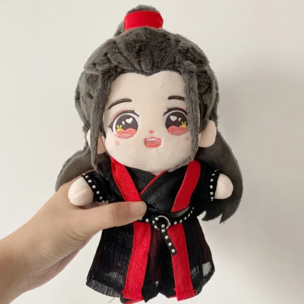 The Untamed Anime Throw Pillow – Cute Wei Wuxian & Lan Wangji Cartoon Figure | MDZS Cosplay Gift with Changeable Clothes - Image 5
