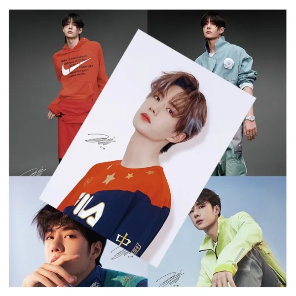 8-Piece The Untamed Chen Qing Ling Poster Set – Xiao Zhan & Wang Yibo Star Photo Wall Stickers for Home & Bar Decor - Image 3