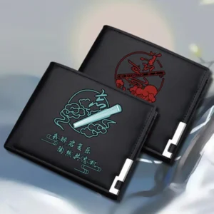 Mo Dao Zu Shi Cosplay Wallet – Wei Wuxian & Lan Wangji Short Wallet | Casual Coin Purse & Card Holder