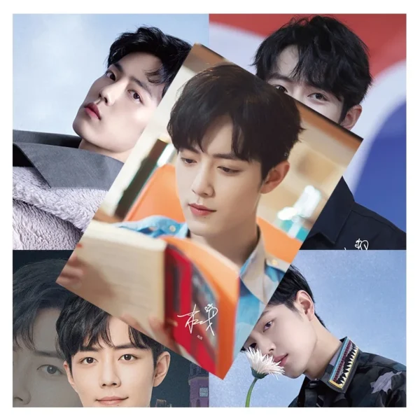 8-Piece The Untamed Chen Qing Ling Poster Set – Xiao Zhan & Wang Yibo Star Photo Wall Stickers for Home & Bar Decor - Image 2