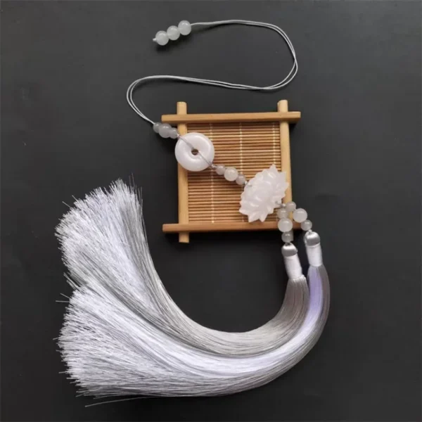 Mo Dao Zu Shi Lan Wangji Rabbit Tassel Pendant – Hanfu Keychain Accessory | Grandmaster of Demonic Cultivation Jewelry - Image 3