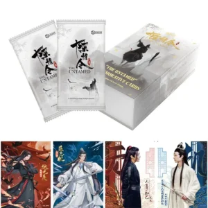 The Untamed Trading Card Set – Mo Dao Zu Shi Collection Cards Featuring Wei Wuxian & Lan Wangji | Rare Anime Gift for Kids