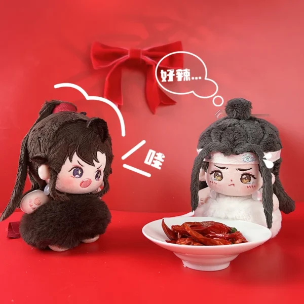 KAZE Mo Dao Zu Shi Cosplay Mini Cloth – 10cm Lan Wangji & Wei Wuxian Cotton Doll Costume | Authentic Anime Outfit - Image 3