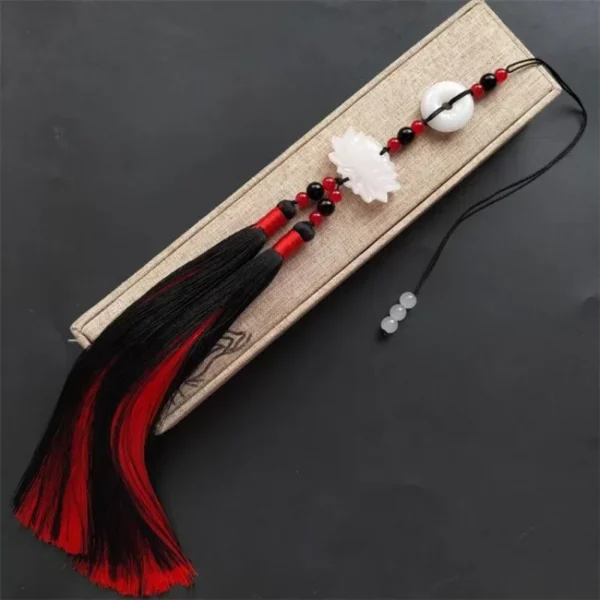 Mo Dao Zu Shi Lan Wangji Rabbit Tassel Pendant – Hanfu Keychain Accessory | Grandmaster of Demonic Cultivation Jewelry - Image 6