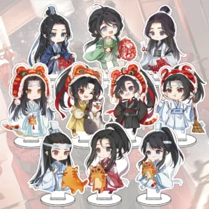 Mo Dao Zu Shi Anime Figure Stand & Keychain – 2D Virtual Character Model | Birthday & Christmas Gift