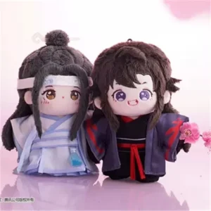 KAZE Mo Dao Zu Shi Cosplay Mini Cloth – 10cm Lan Wangji & Wei Wuxian Cotton Doll Costume | Authentic Anime Outfit
