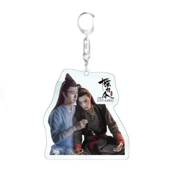 The Untamed Chen Qing Ling Double-Sided Acrylic Keychain – Xiao Zhan & Wang Yibo Character Pendant - Image 6