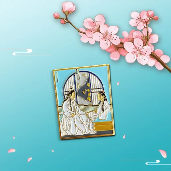 Wei Wuxian & Lan Wangji: The Untamed Soulmates Badge Collection – Mo Dao Zu Shi Inspired! - Image 4