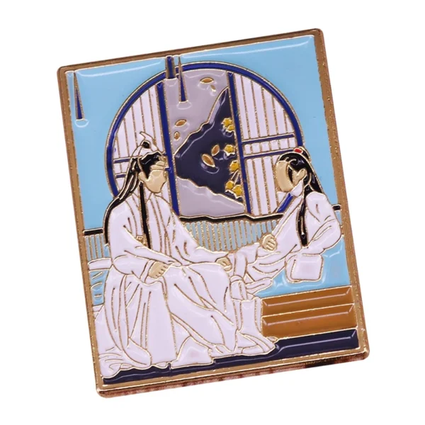 Wei Wuxian & Lan Wangji: The Untamed Soulmates Badge Collection – Mo Dao Zu Shi Inspired!
