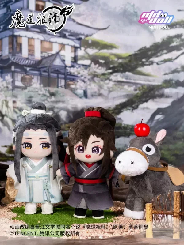 MDZS Plushie 20cm – Wei Wuxian & Lan Wangji Stuffed Plush Doll with Clothes, Mo Dao Zu Shi Toy! - Image 2