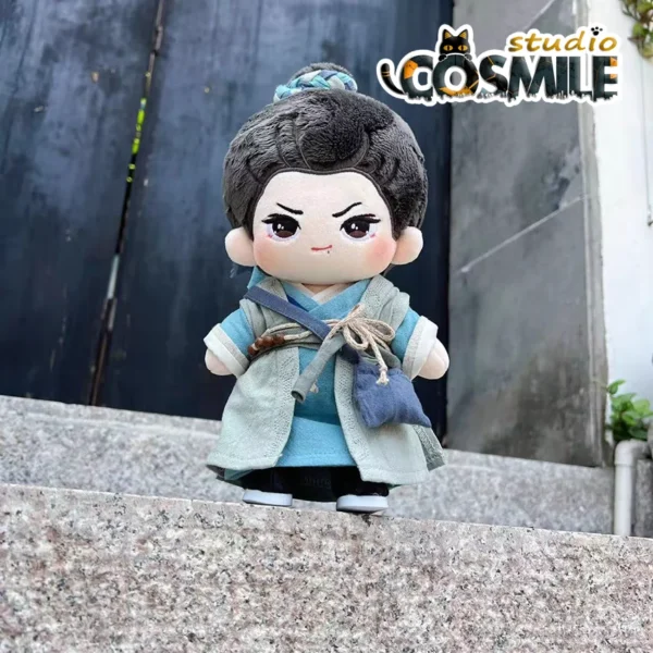 Xiao Zhan 20cm Plush Doll – Zang Hai Zhuan Tibetan Sea Scholar Ancient Costume, Hidden Sea Accessories!
