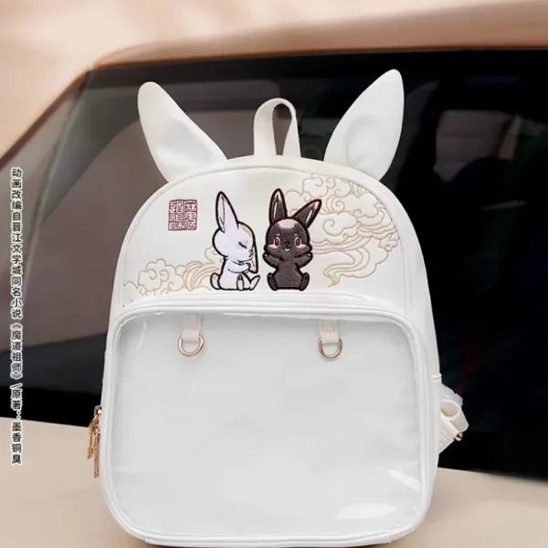 Mo Dao Zu Shi Cute Backpack – Wei Wuxian & Lan Wangji Rabbit Pain Pack Cosplay Shoulder Bag!