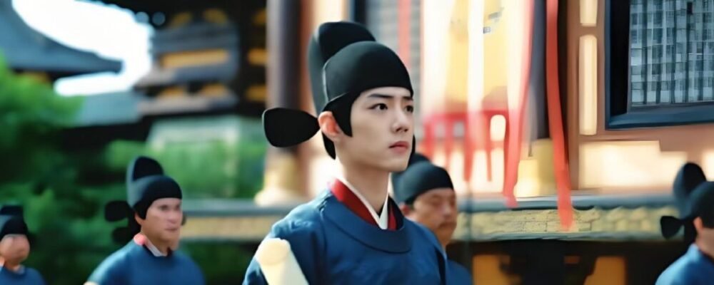 zang-hai-xiao-zhan-closeup.jpg" alt="Xiao Zhan portraying dual roles in Zang Hai drama