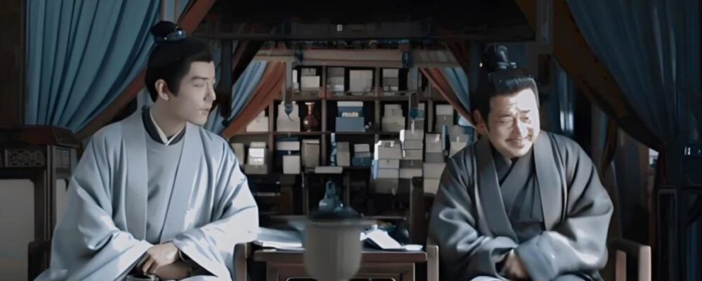 Color palette used in Zang Hai visual styling
