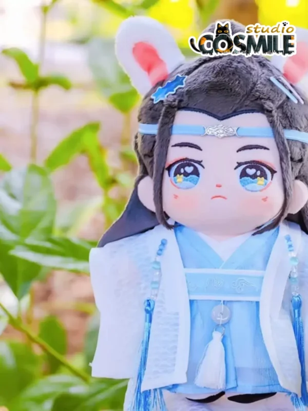 The Untamed Lan Wangji Wang Yibo Hanfu Plush Doll 20cm | Ancient Costume Immortal Kung Fu Plush Toy with Clothes & Accessories - Image 3