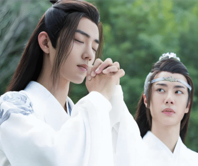 The Untamed cast behind the scenes during filming