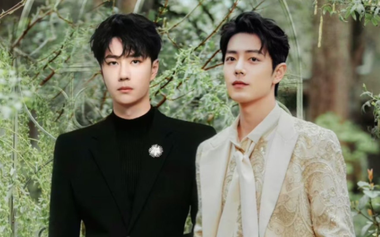 BJYX interaction moments between Xiao Zhan and Wang Yibo