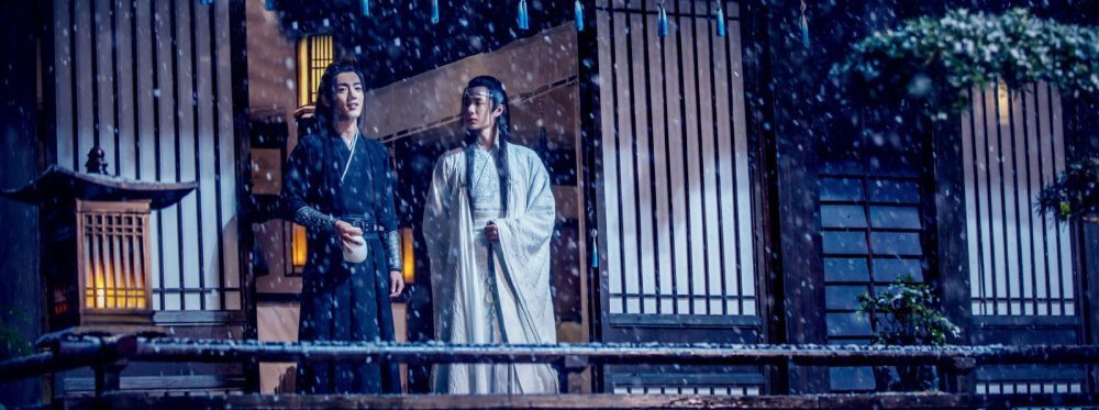 Close-up moment from The Untamed iconic scenes showing subtle emotional tension