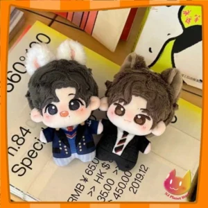 Wang Yibo Xiao Zhan 10cm Mini Plush Doll | Cute Idol Stuffed Doll Fan Collectible Gift