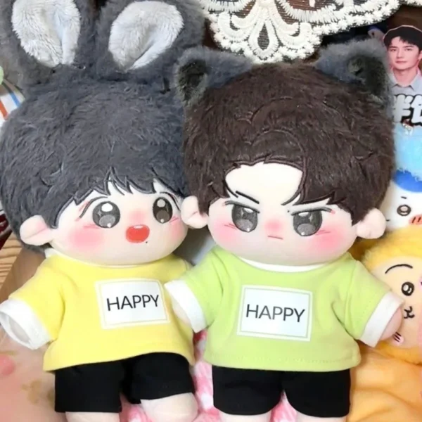 The Untamed Wang Yibo Xiao Zhan 20cm Cotton Doll | Comic Eyes Plush Doll Fan Collectible