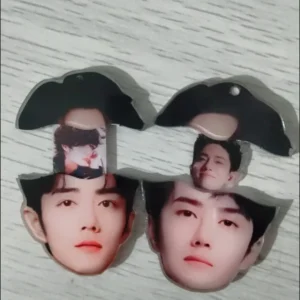 Wang Yibo Xiao Zhan BJYX Couple Keychain | Bojun Yixiao Fan Bag Charm